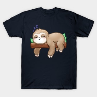 Adorable Sleeping Cute Sloth T-Shirt